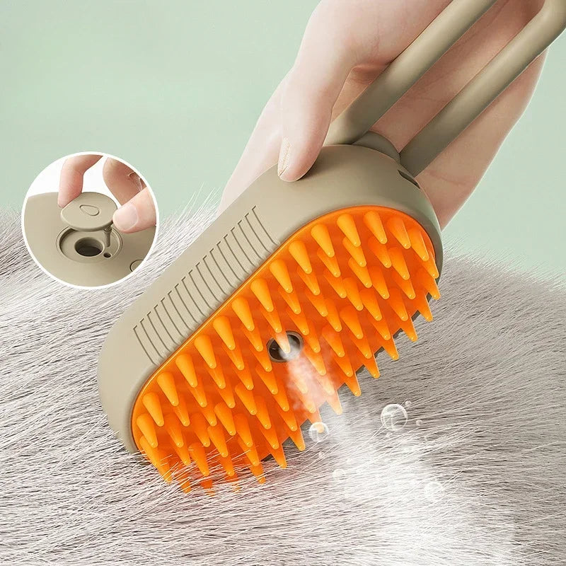 PurrfectFur Grooming And Massage Brush: Perfect For Your Furry Loved One!